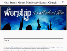 Tablet Screenshot of newsunnymountmbc.org